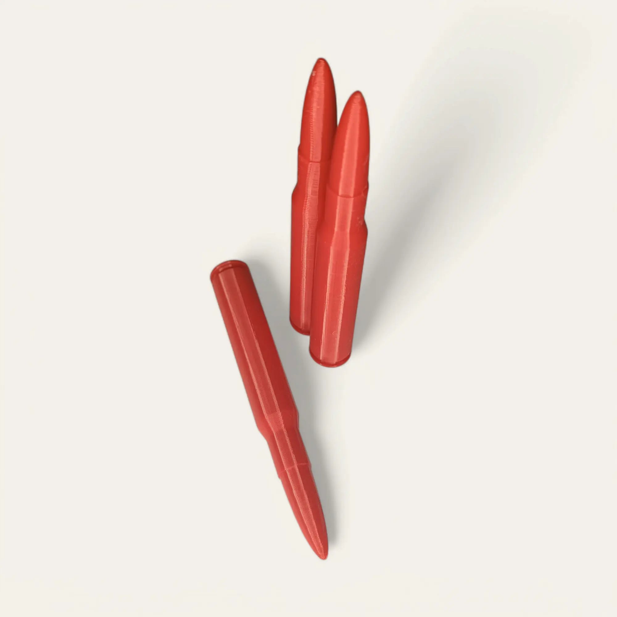 3 Cartouches Amortisseur/Manipulation Rouge en 30-06 Springfield Impression de liberté