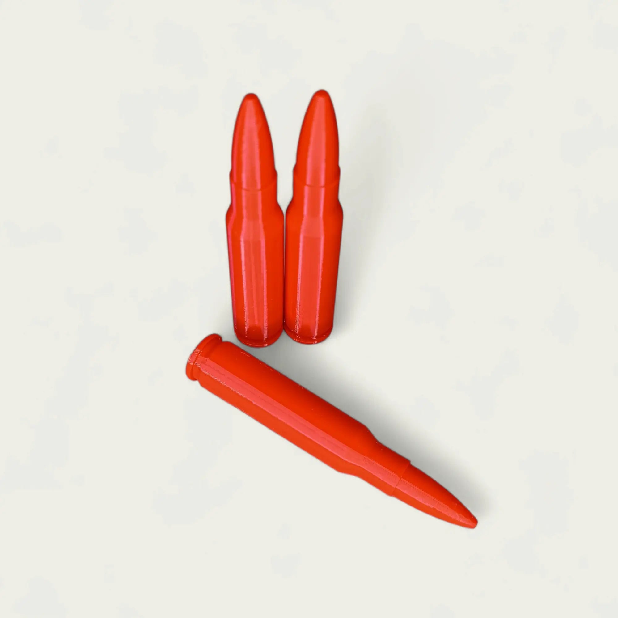 3 Cartouches Amortisseur/Manipulation Rouge en 308 winchester Impression de liberté