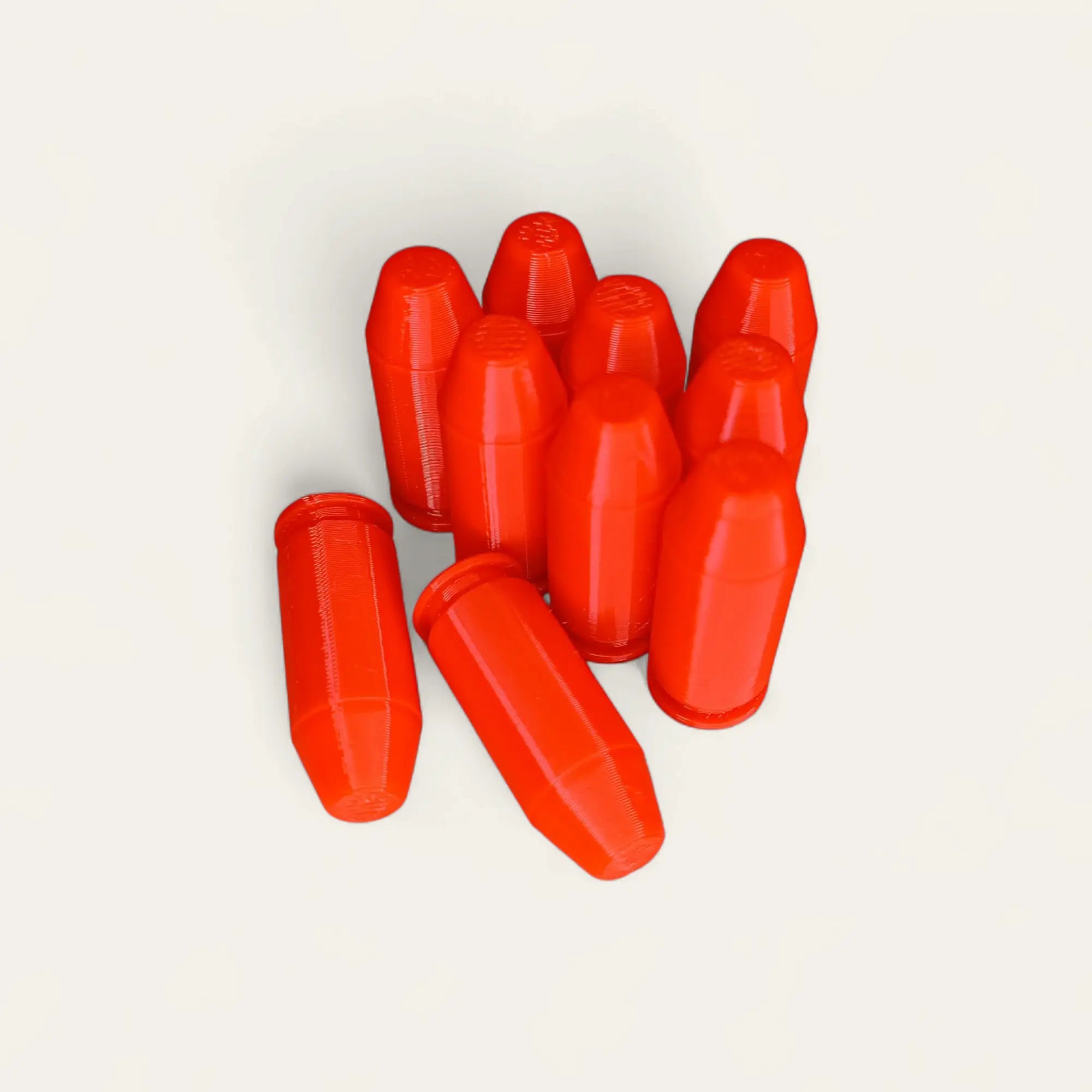 10 Cartouches Amortisseur/Manipulation Rouge en 40 S&W - Impression de liberté