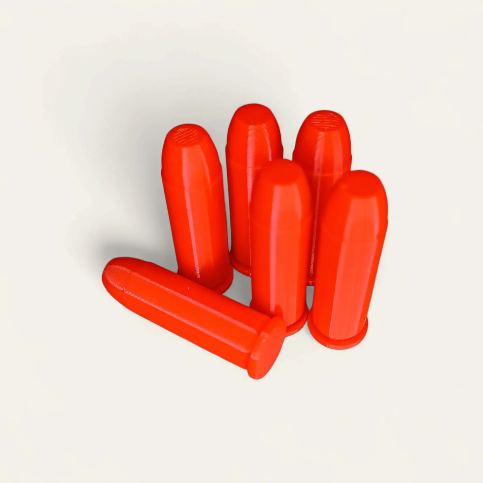 6 Cartouches Amortisseur/Manipulation Rouge en 44 Magnum Impression de liberté