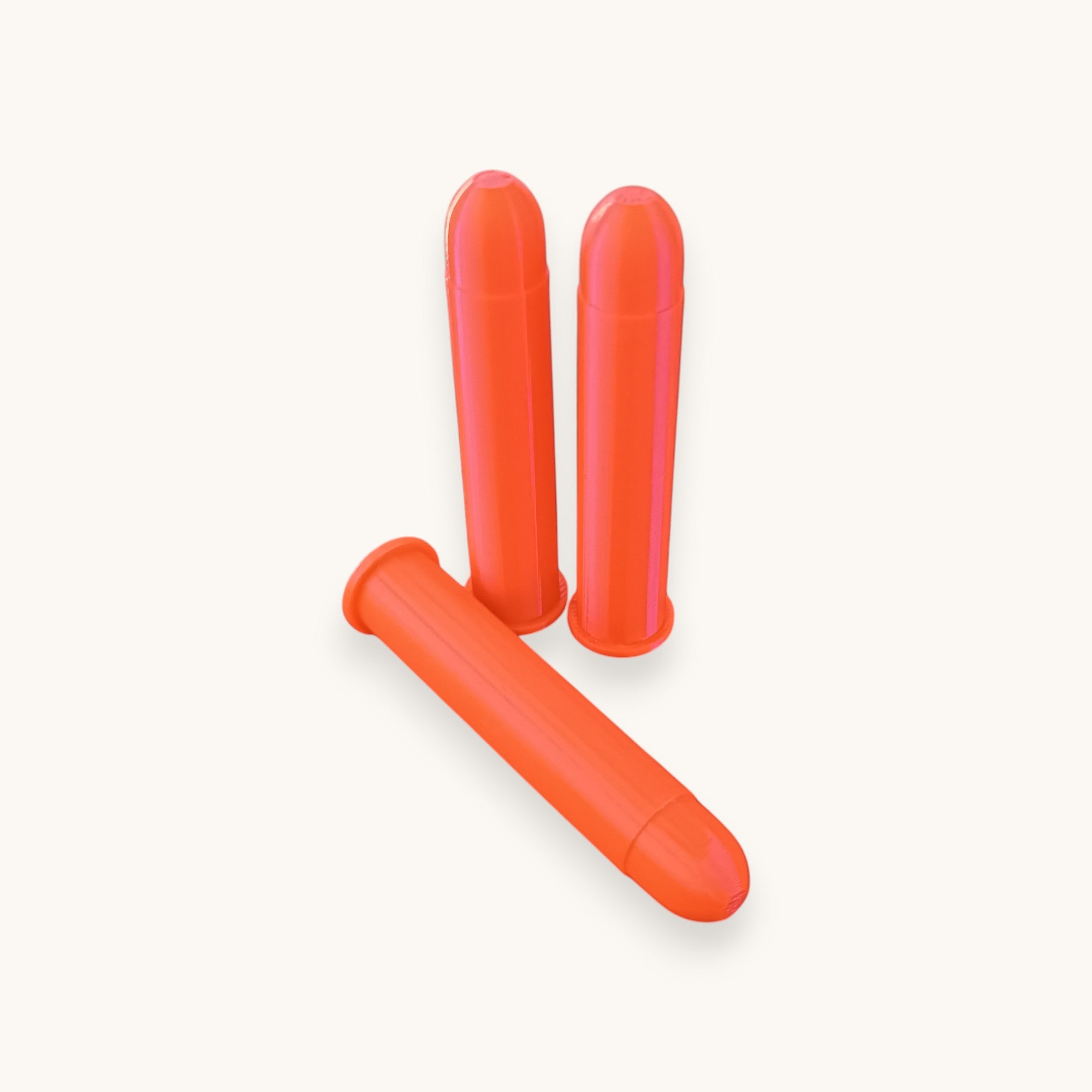 3 Red Shock Absorber/Handling Cartridges in 30-06 Springfield