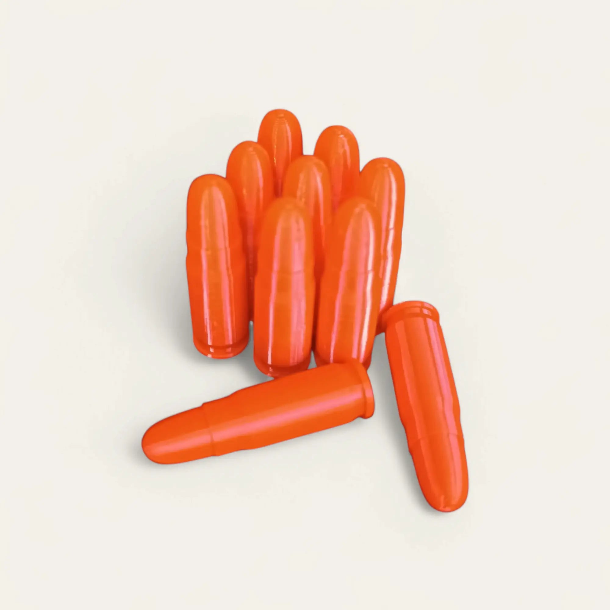 10 Cartouches Amortisseur/Manipulation Rouge en 7.63×25 mm Mauser Impression de liberté