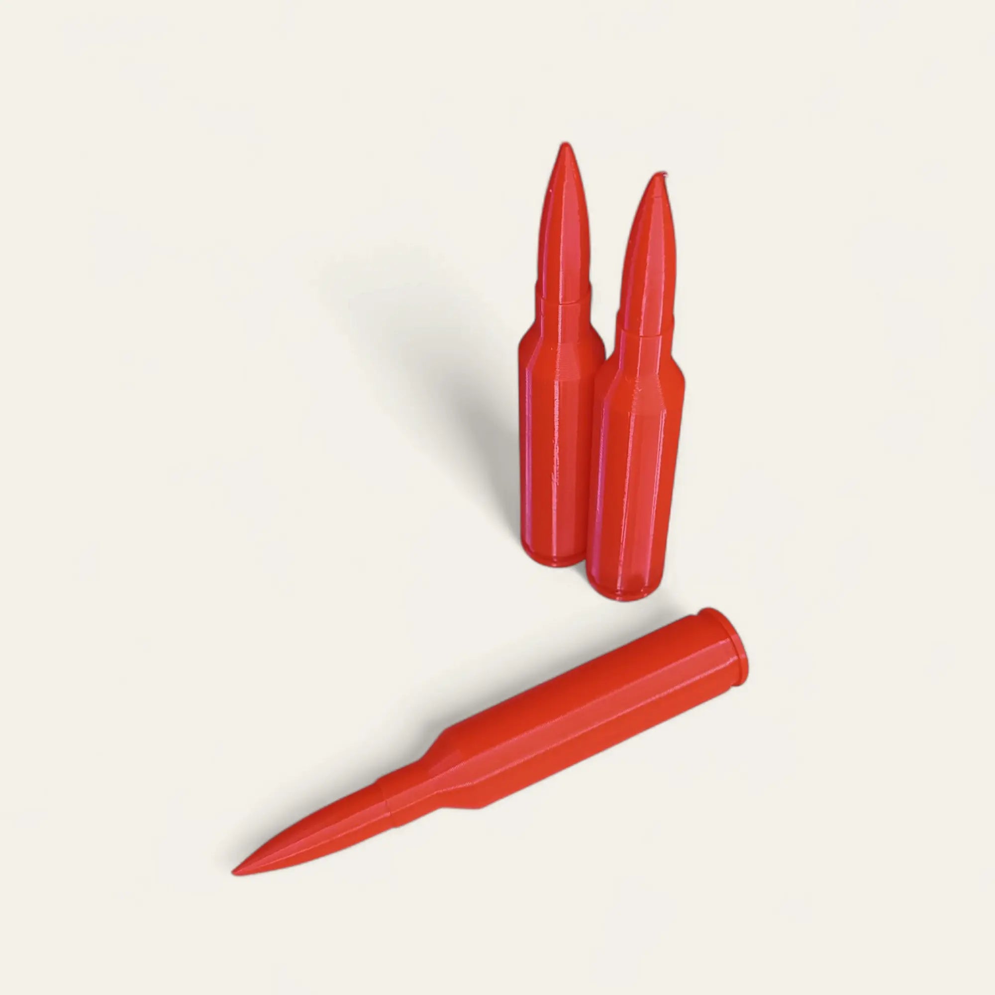 3 Cartouches Amortisseur/Manipulation Rouge en 7 mm PRC Impression de liberté