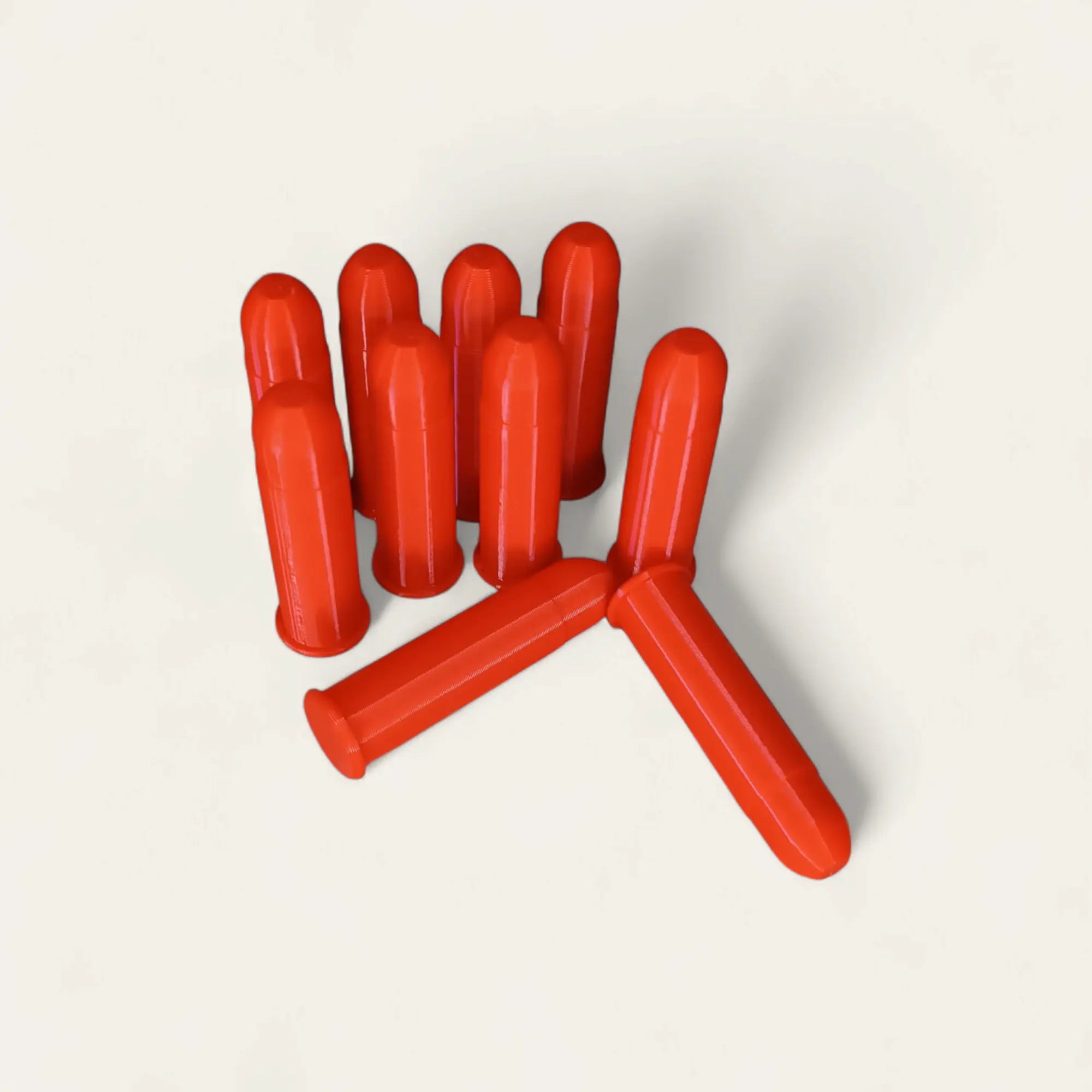 10 Cartouches Amortisseur/Manipulation Rouge en 8mm92 - Impression de liberté