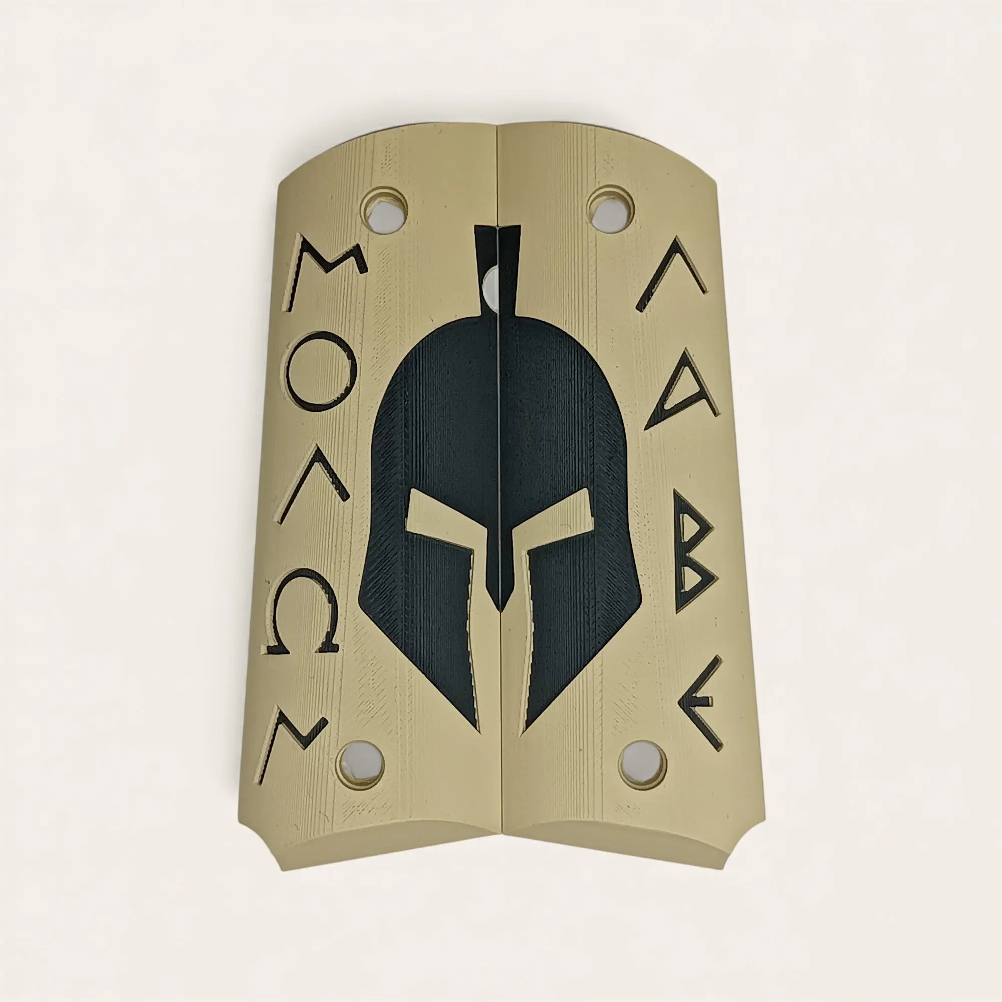 Paire de plaquettes 1911 - Molon Labe - Couleurs au choix - Impression de liberté