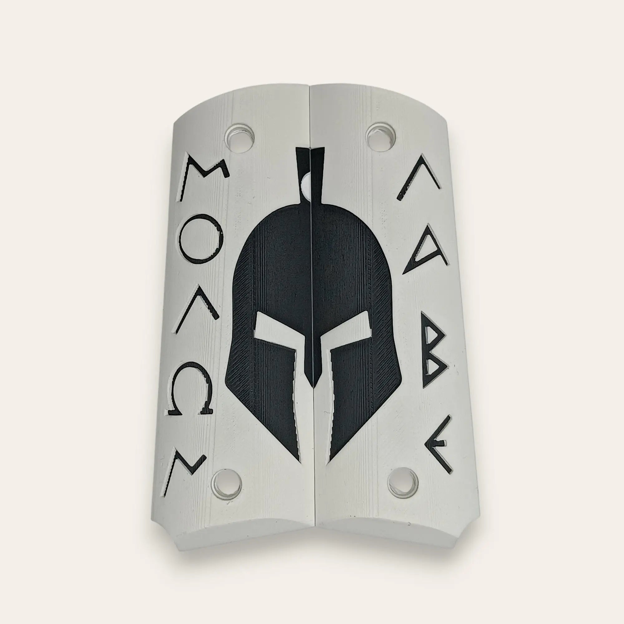 Paire de plaquettes 1911 - Molon Labe - Couleurs au choix - Impression de liberté