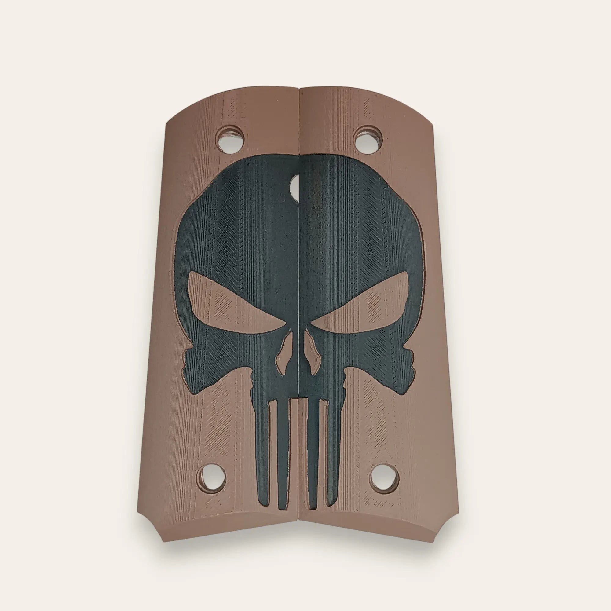 Paire de plaquettes 1911 - style Punisher - Couleurs au choix - Impression de liberté