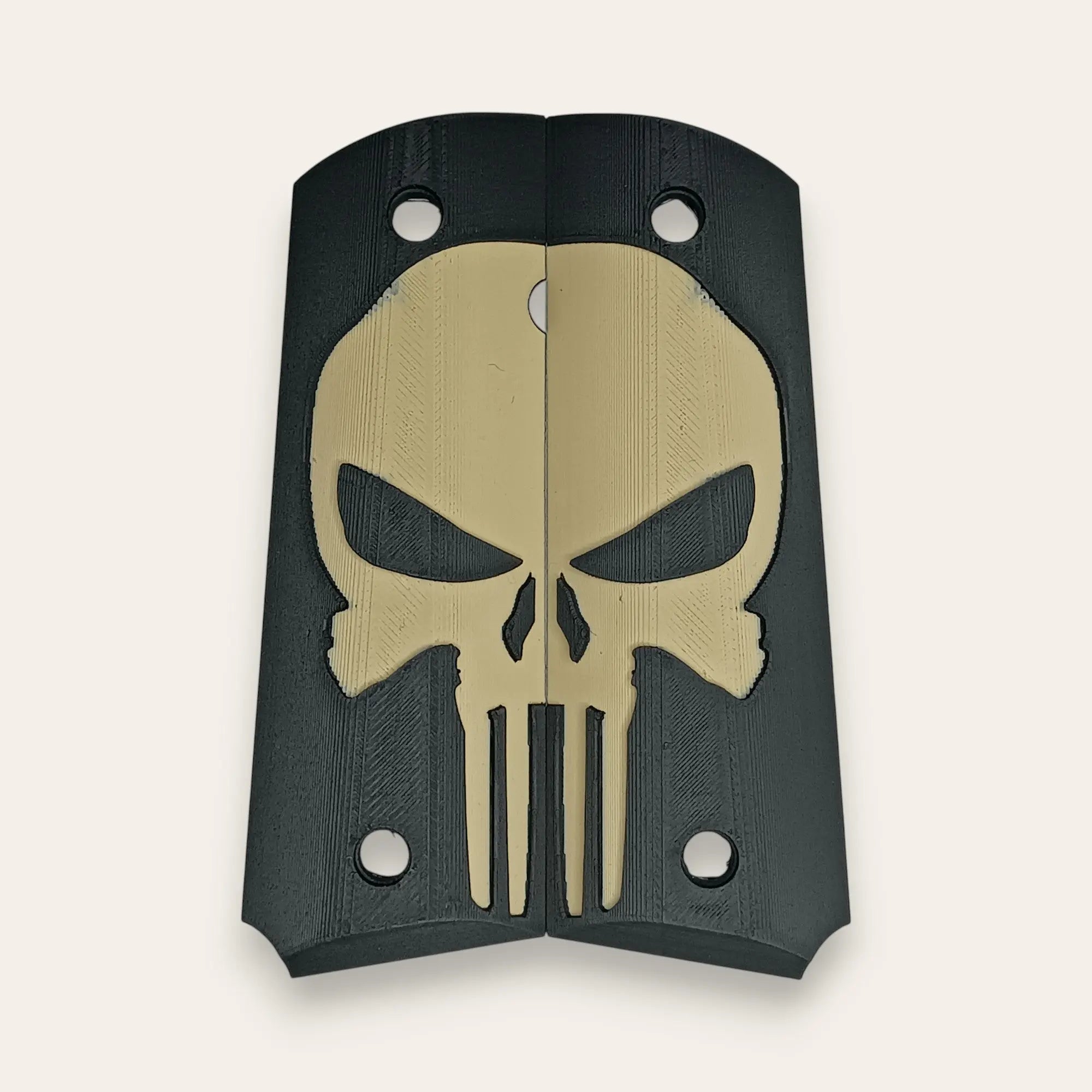 Paire de plaquettes 1911 - style Punisher - Couleurs au choix - Impression de liberté