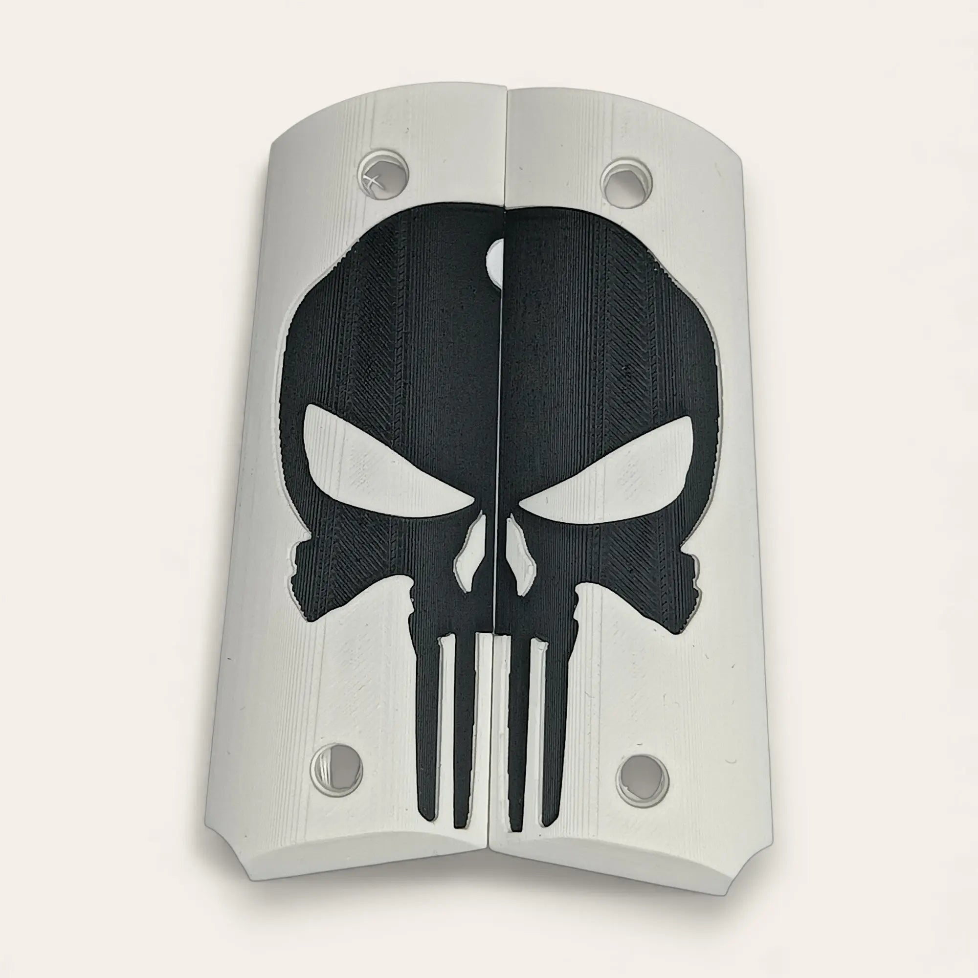 Paire de plaquettes 1911 - style Punisher - Couleurs au choix - Impression de liberté