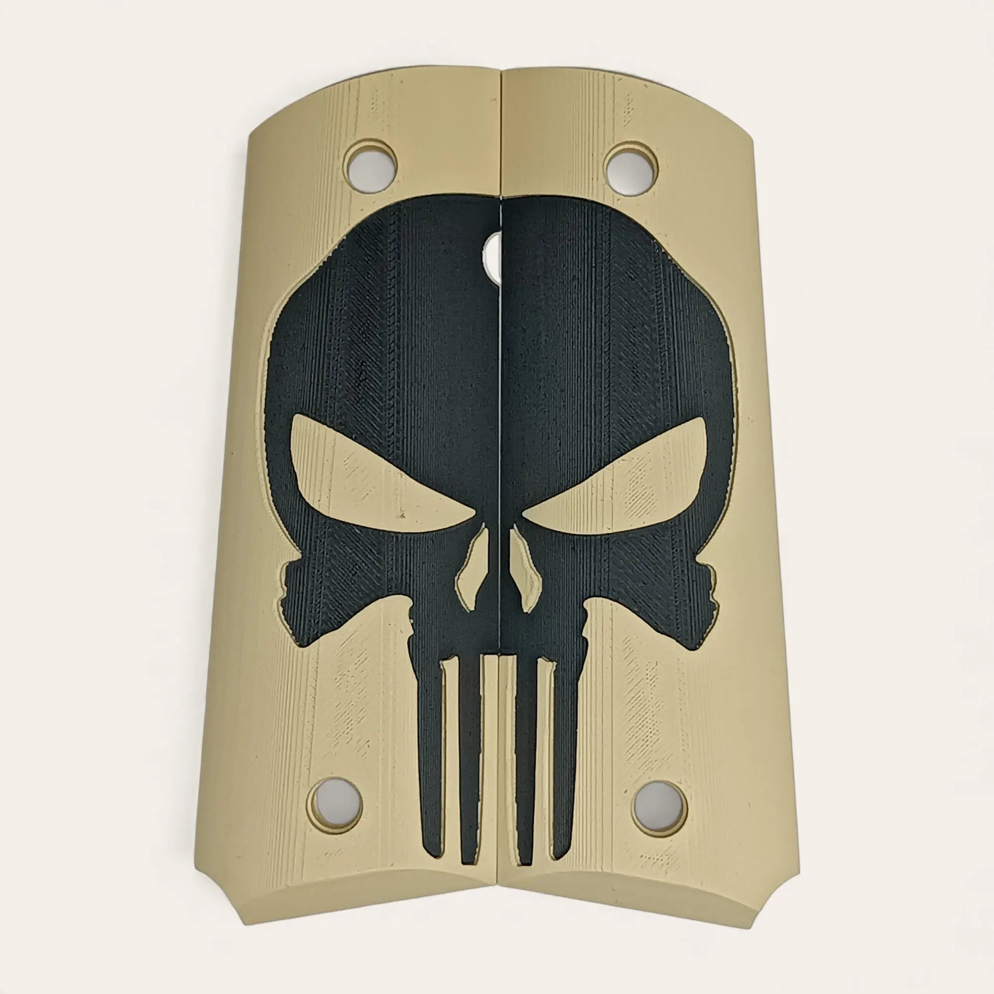 Paire de plaquettes 1911 - style Punisher - Couleurs au choix - Impression de liberté