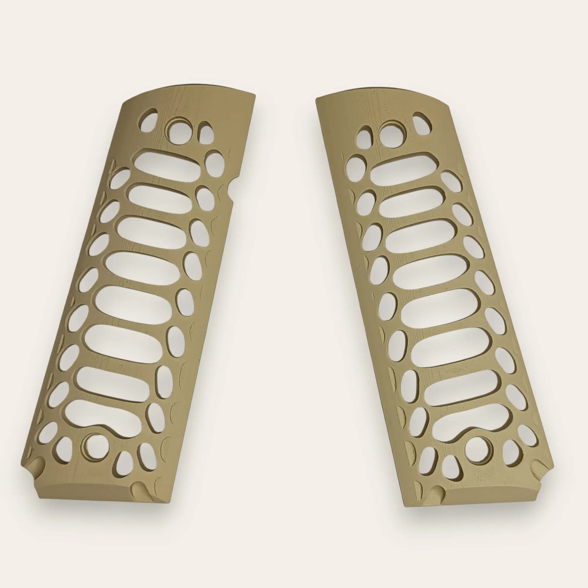 Paire de plaquettes 1911 - squelette - Couleurs au choix - Impression de liberté