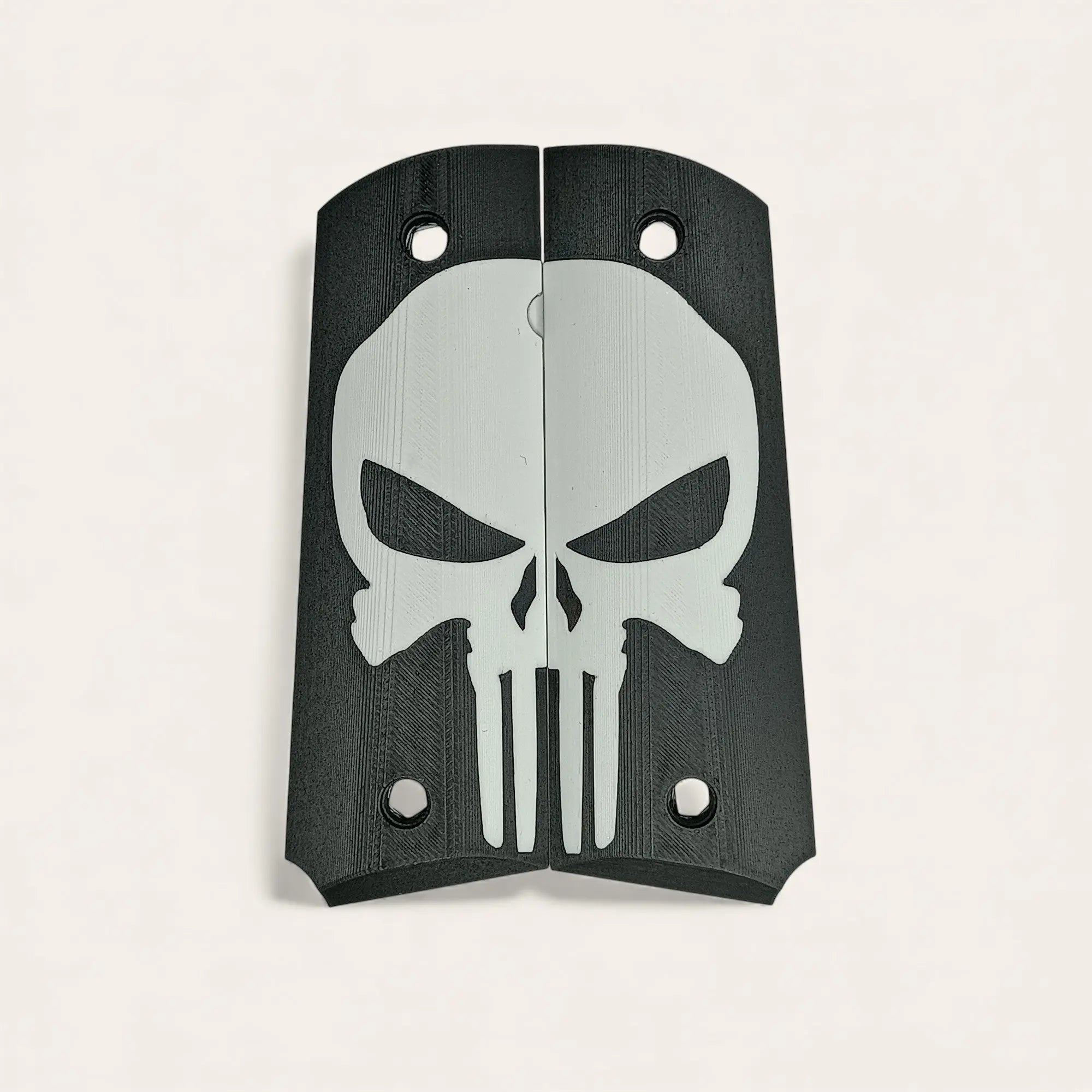 Paire de plaquettes 1911 - style Punisher - Couleurs au choix - Impression de liberté