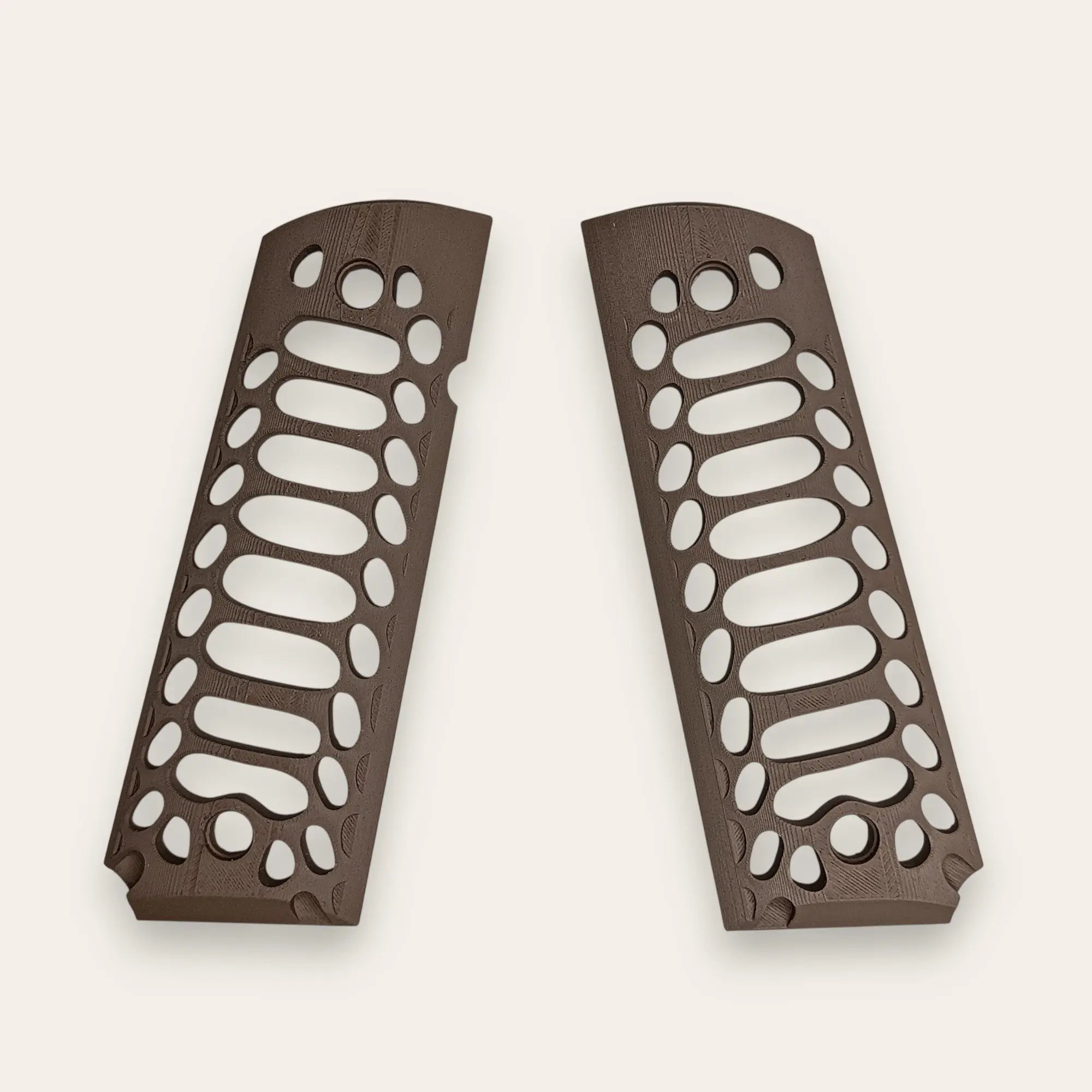 Paire de plaquettes 1911 - squelette - Couleurs au choix - Impression de liberté