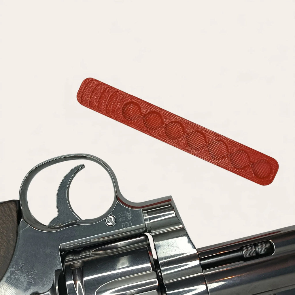 Speed Loader / Strip rouge pour Revolver .38 Special & .357 Magnum – 5, 6 ou 7 Coups - Impression de liberté