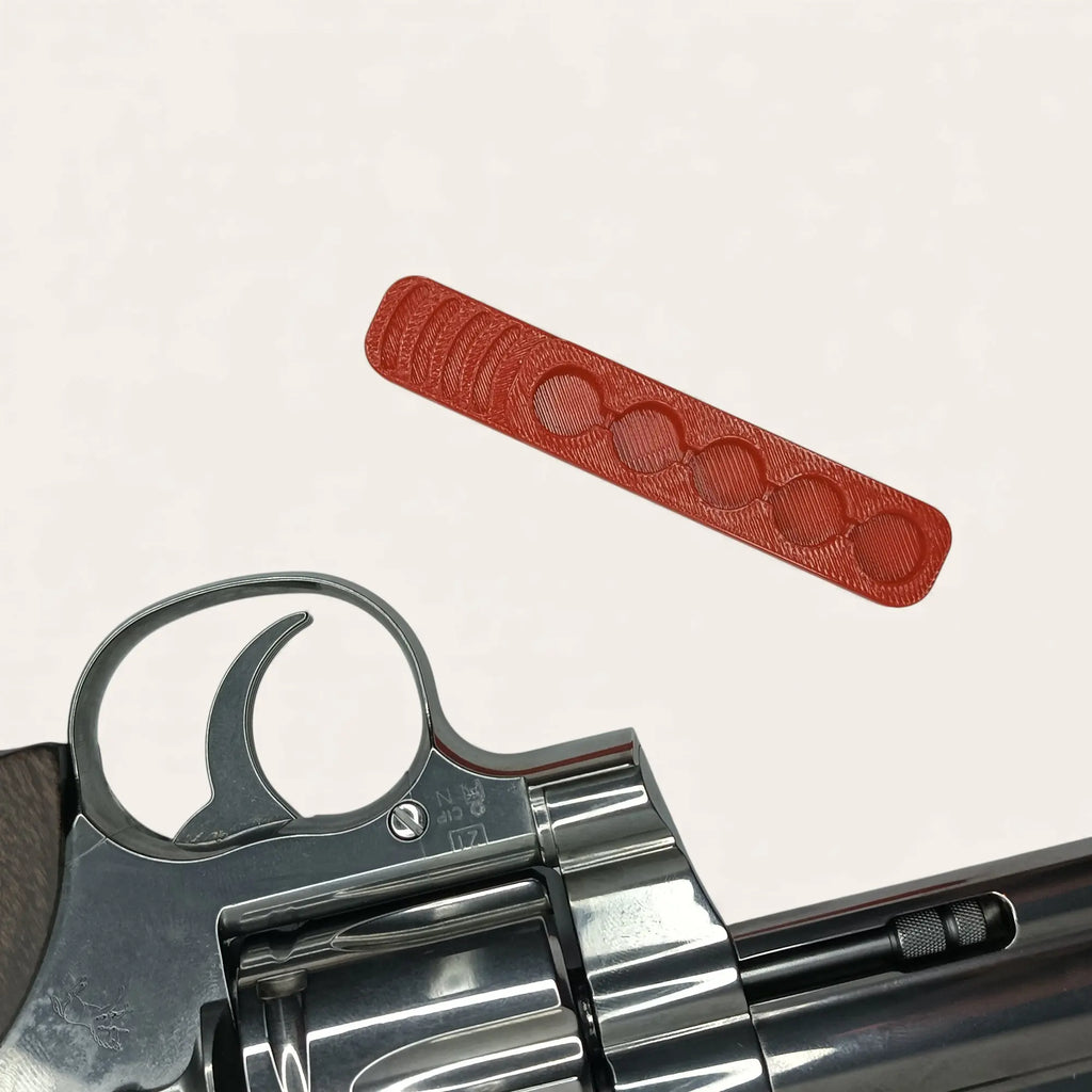 Speed Loader / Strip rouge pour Revolver .38 Special & .357 Magnum – 5, 6 ou 7 Coups - Impression de liberté