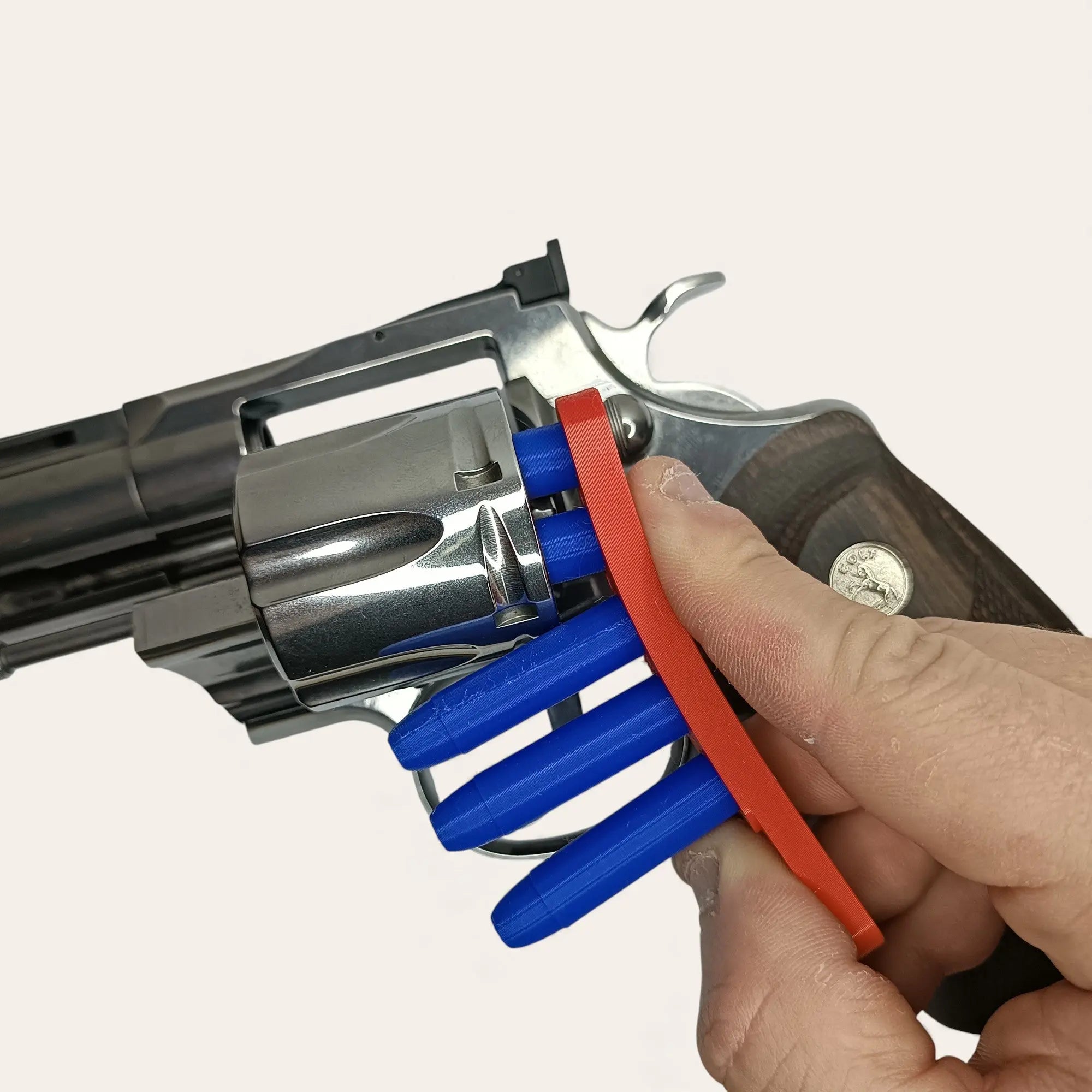 Speed Loader / Strip rouge pour Revolver .38 Special & .357 Magnum – 5, 6 ou 7 Coups - Impression de liberté