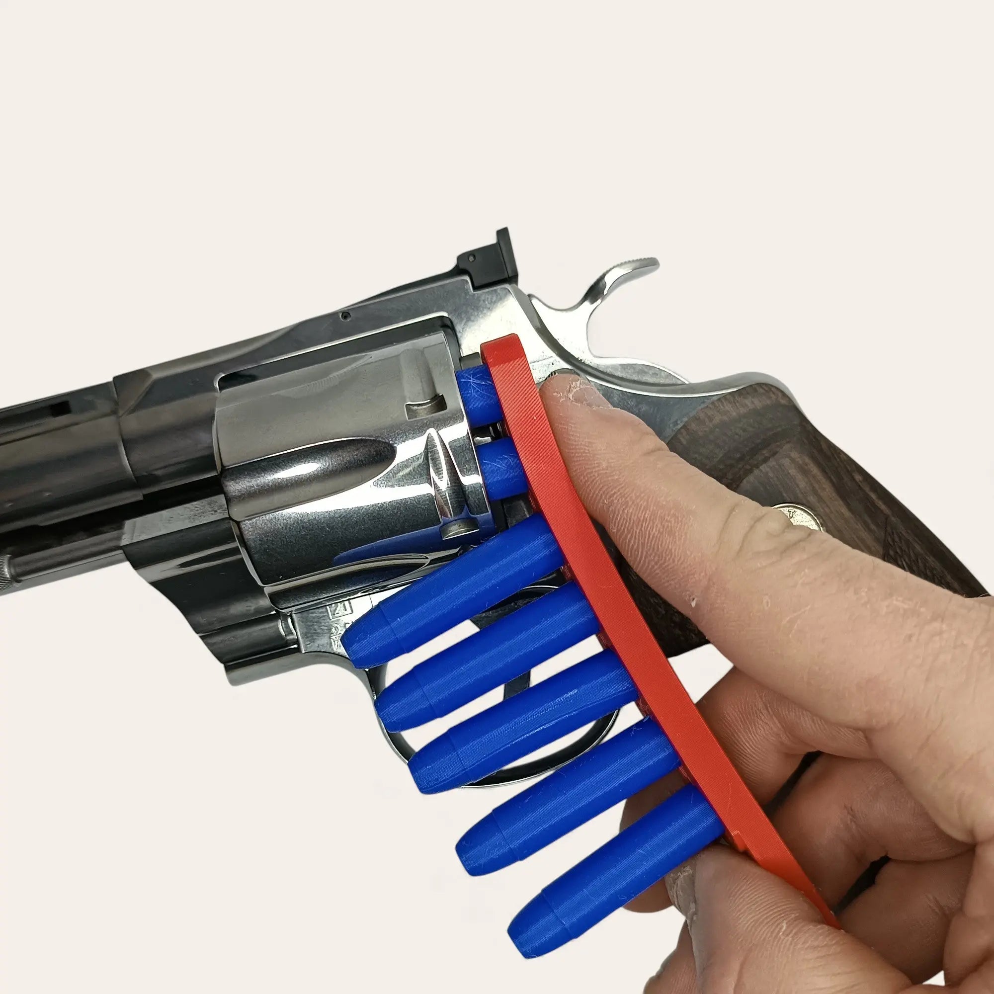 Speed Loader / Strip rouge pour Revolver .38 Special & .357 Magnum – 5, 6 ou 7 Coups - Impression de liberté