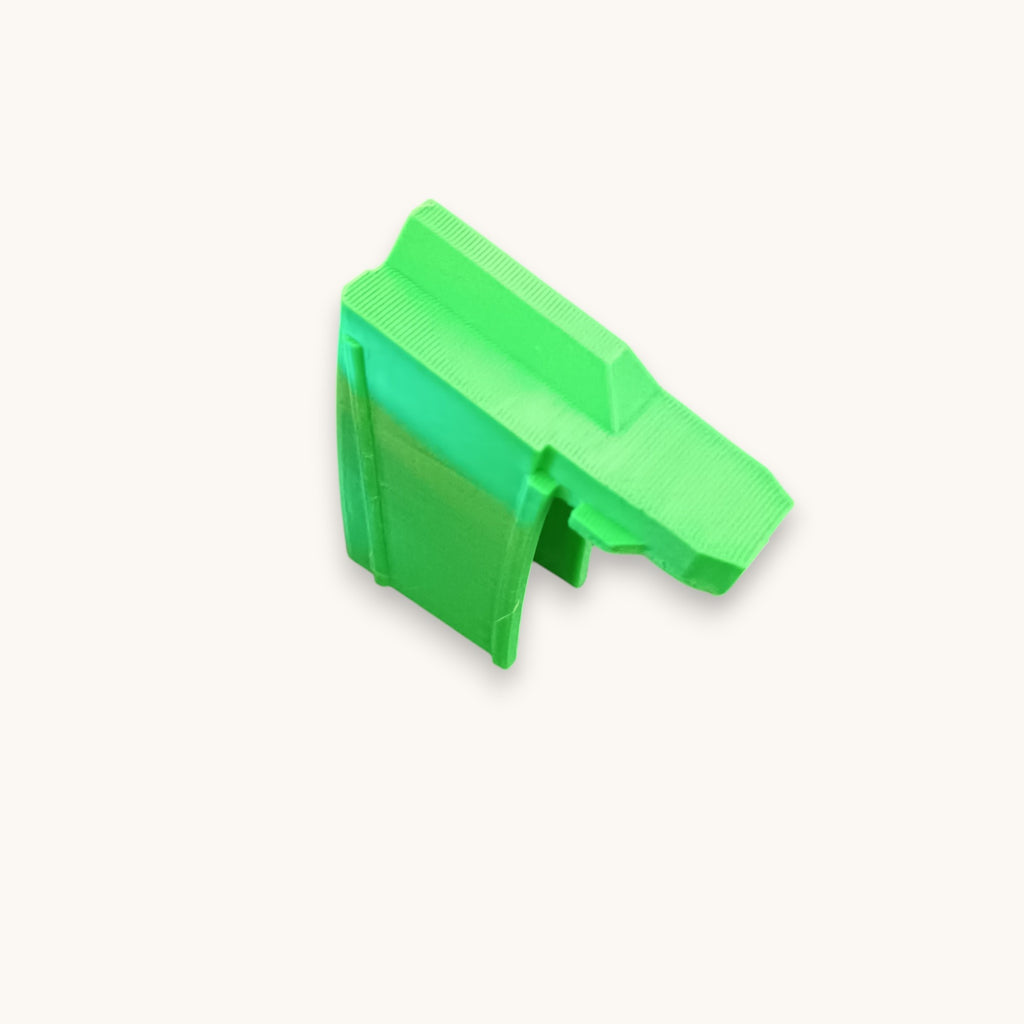 Fluorescent green elevator plate for Magpul PMAG AK 47 in 7.62x39