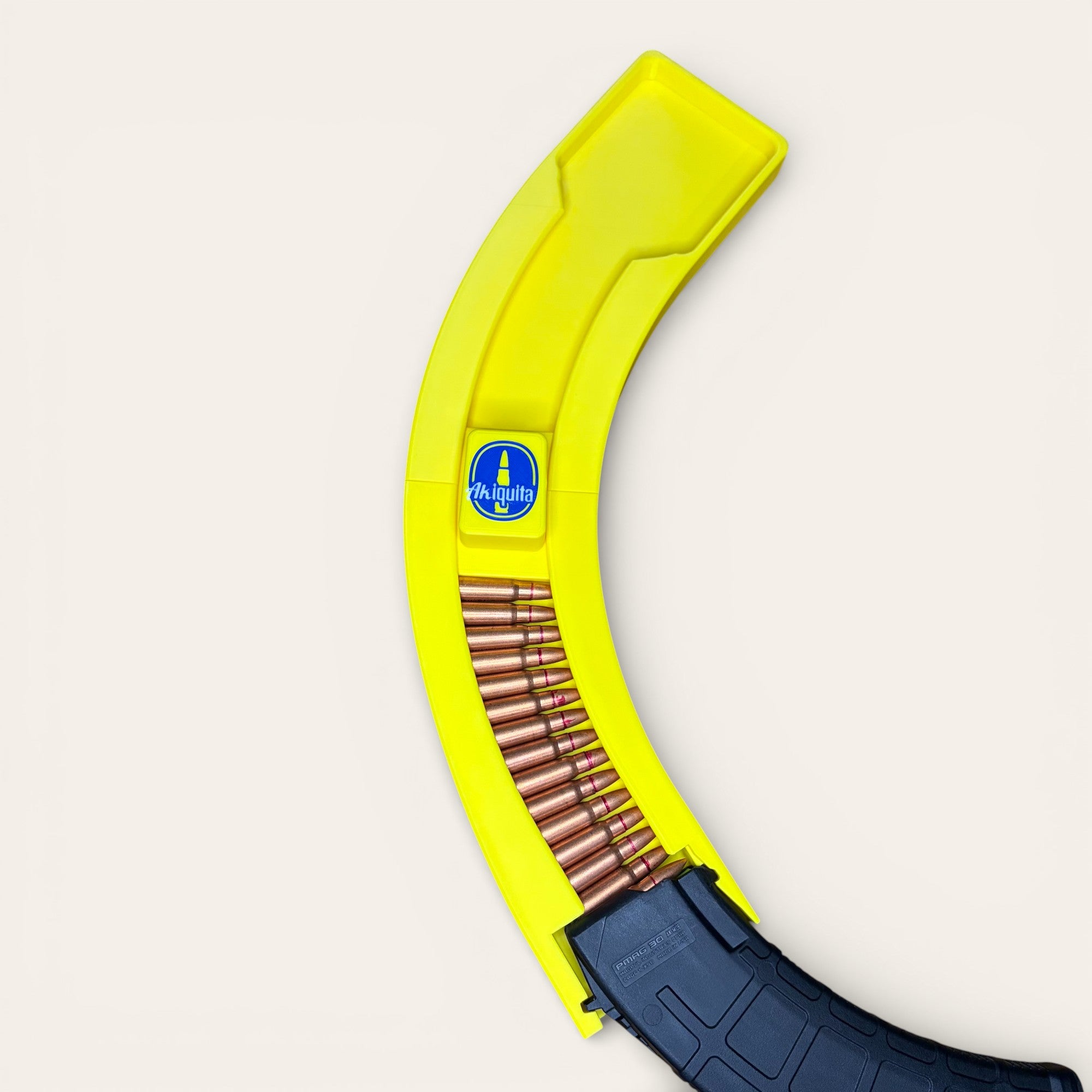Speedloader AK “Akiquita” – Chargette Rapide 30 Coups 7.62x39 & 5,45 – Jaune Banane