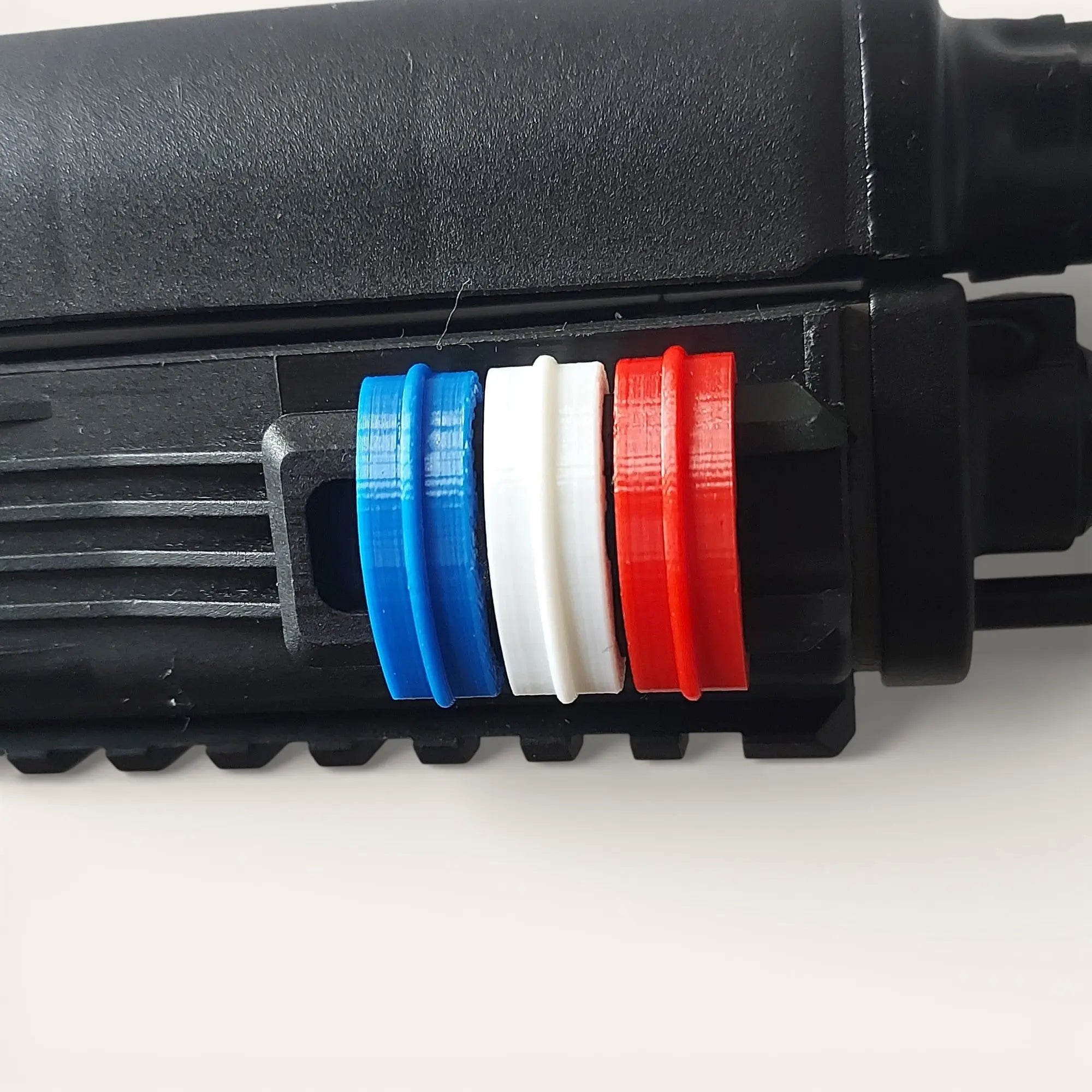 Clips couvre-rail Picatinny – Style Larue – Lot tricolore France - Impression de liberté