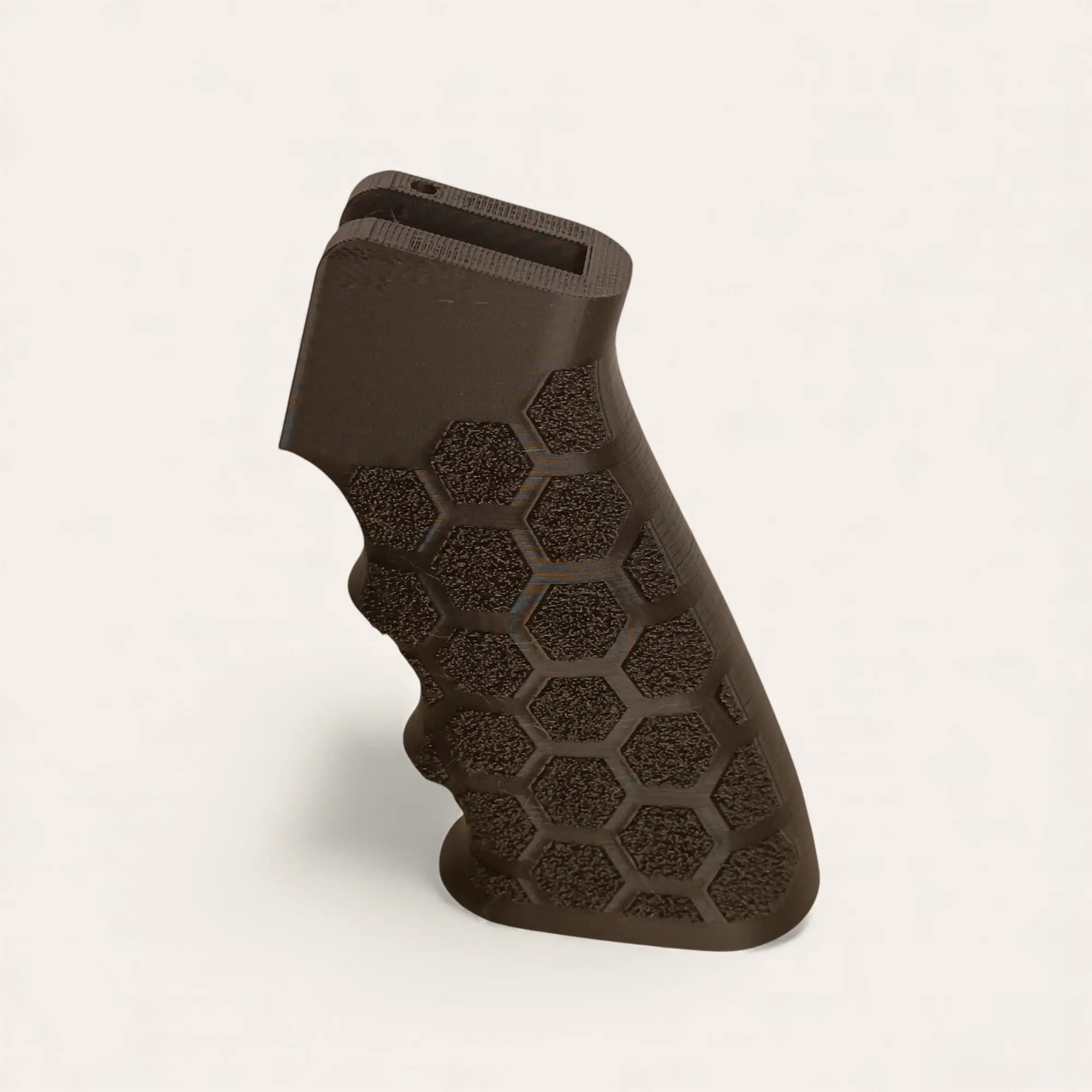 Poignée AR-15 - texture hexagonale - noire - Impression de liberté