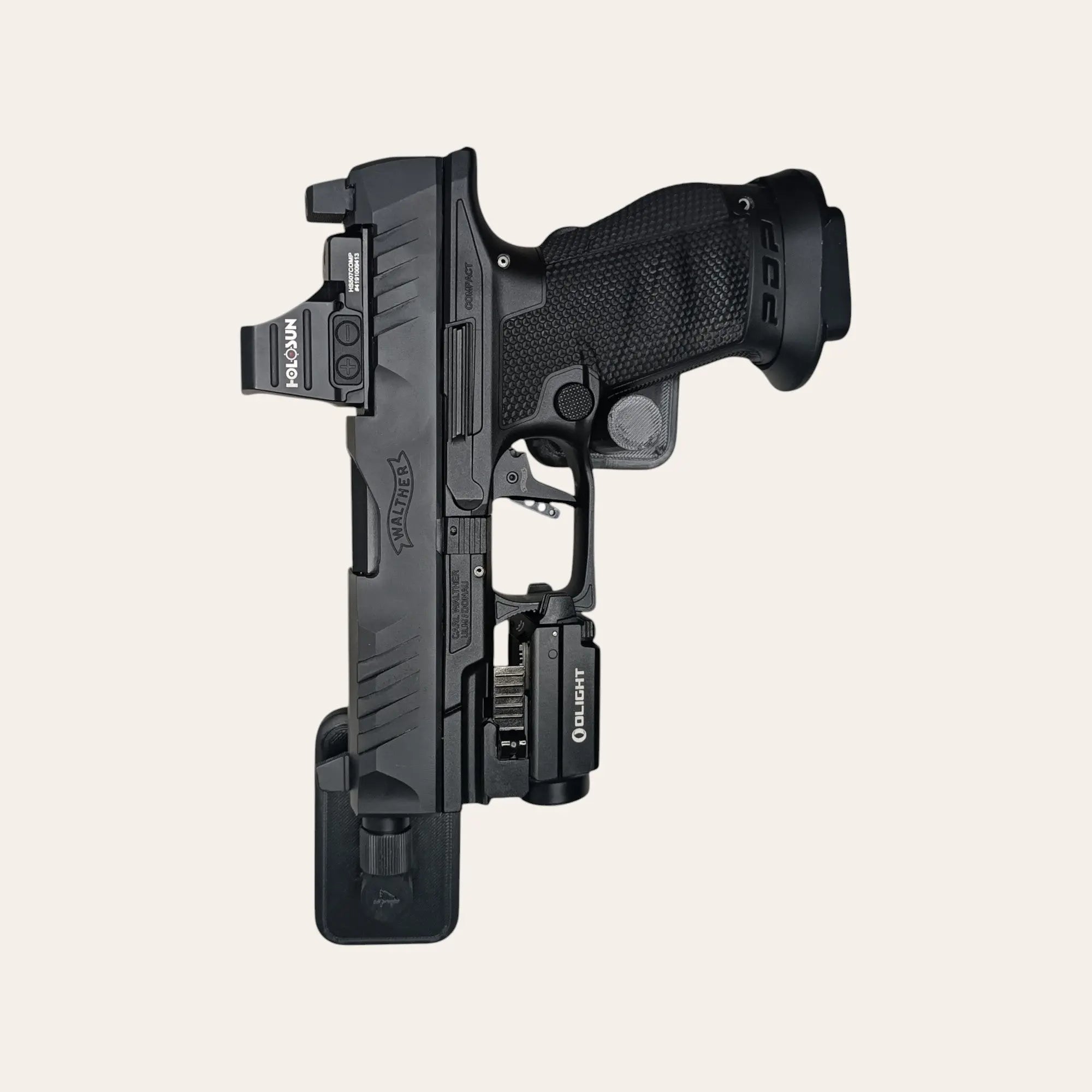 Support magnétique universel pour pistolets et revolvers Impression de liberté