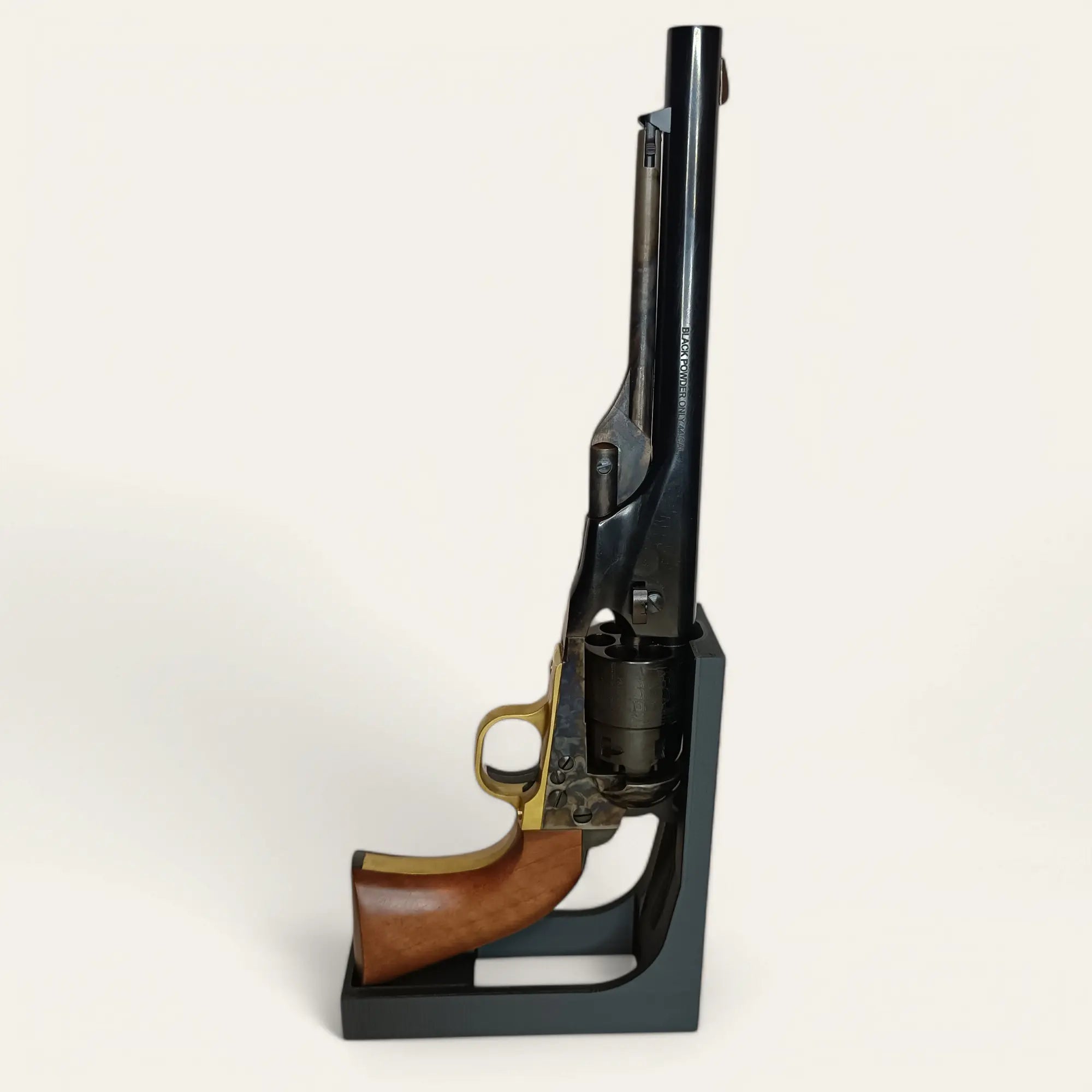 Support / Stand de rechargement pour revolvers à poudre noire – Calibres .36 / .44 - Impression de liberté