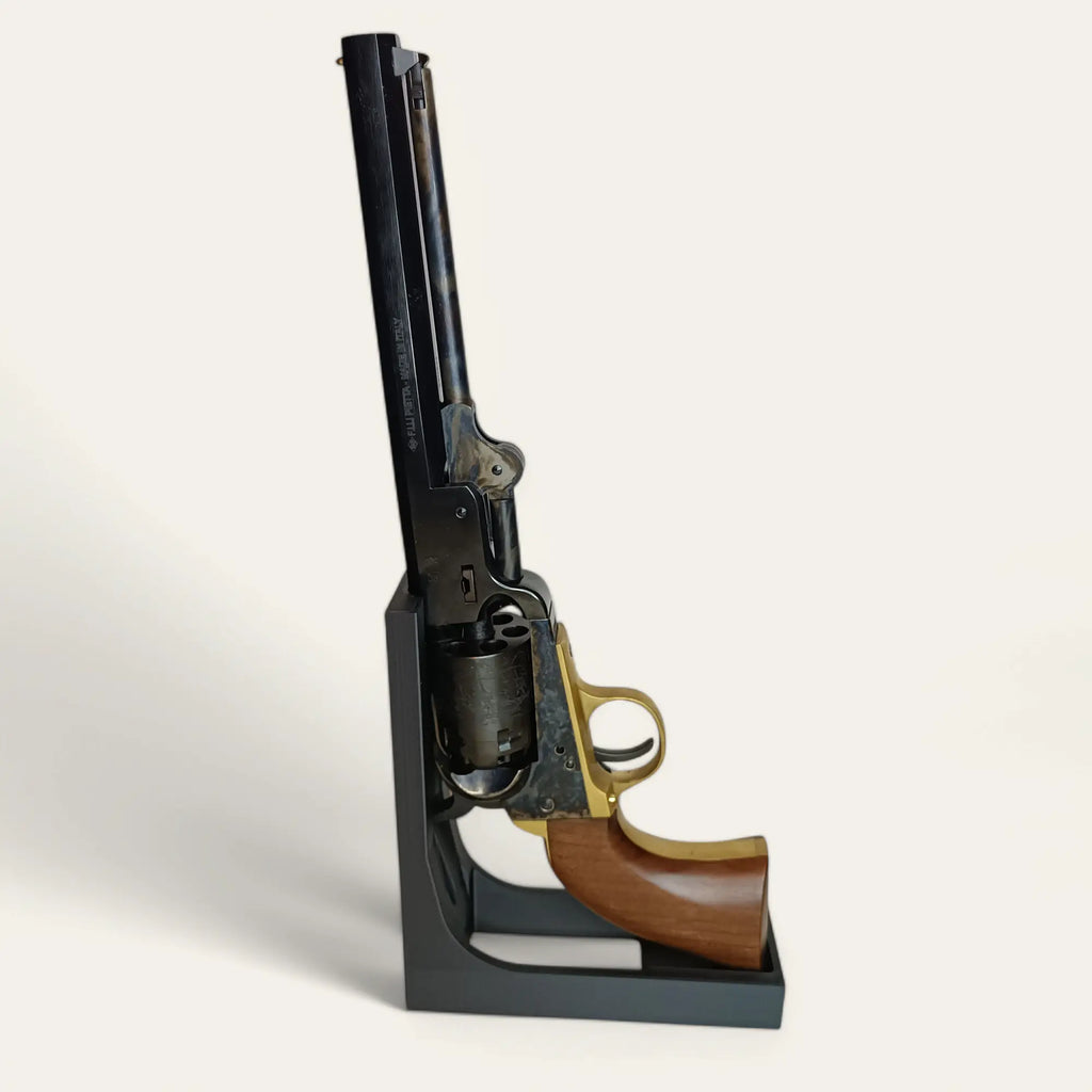 Support / Stand de rechargement pour revolvers à poudre noire – Calibres .36 / .44 - Impression de liberté