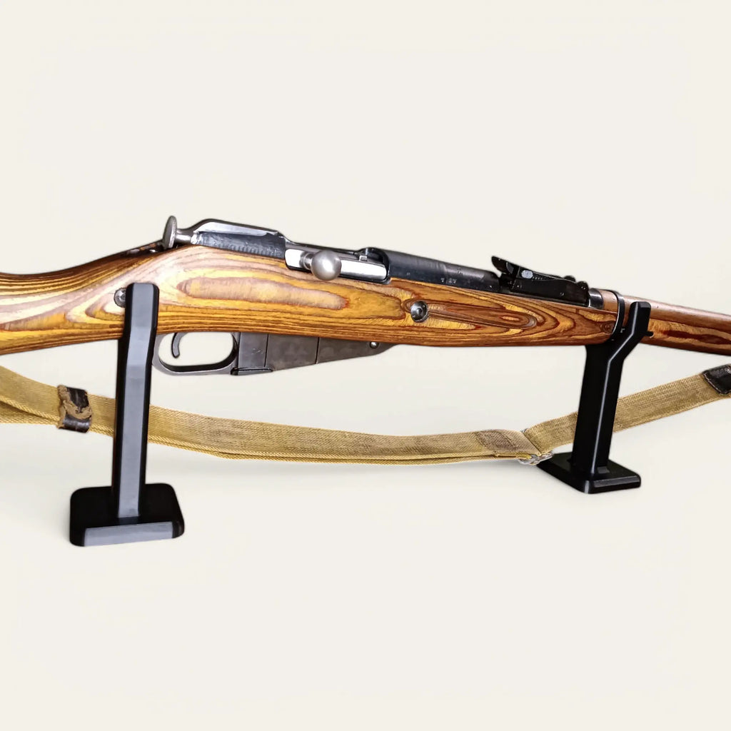 Lot de 2 supports petits noirs universels pour fusils - Taille et couleur au choix - Impression de liberté