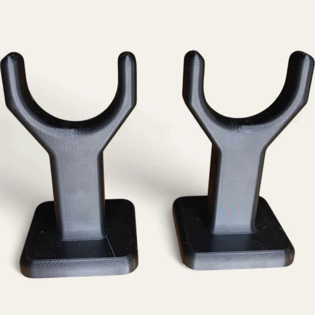 Lot de 2 supports petits noirs universels pour fusils - Taille et couleur au choix - Impression de liberté