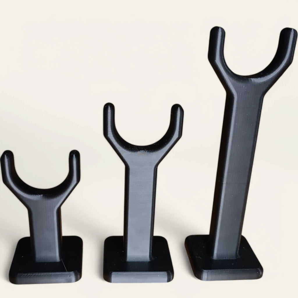 Lot de 2 supports petits noirs universels pour fusils - Taille et couleur au choix - Impression de liberté