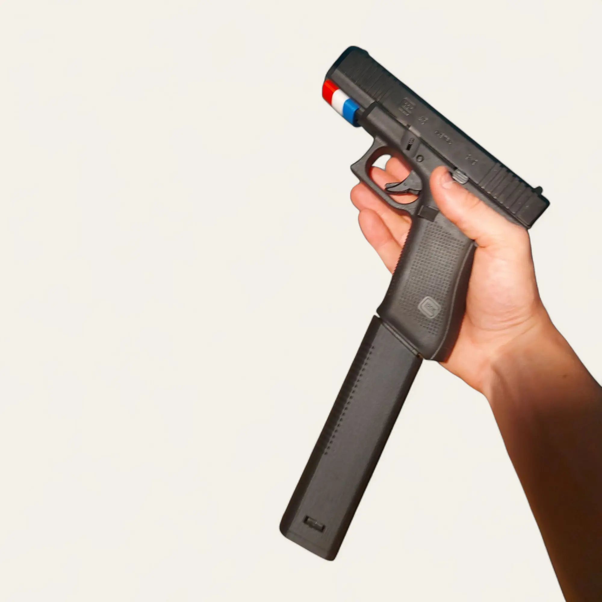 3 Kits Extension Chargeur Glock 22 +8 coups – Style Kriss Vector - Impression de liberté