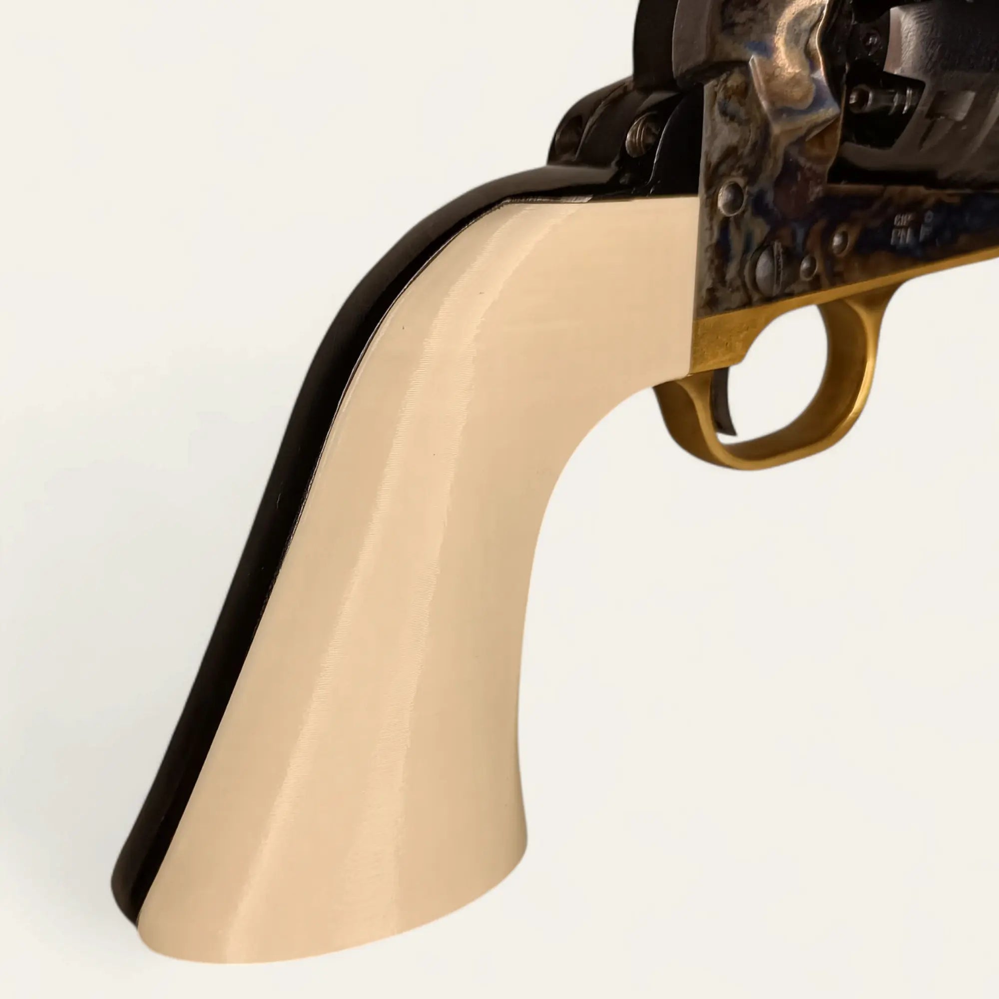 Plaquette Colt 1860 Pietta – Couleurs au choix (Noir, Blanc, Ivoire, Os) - Impression de liberté