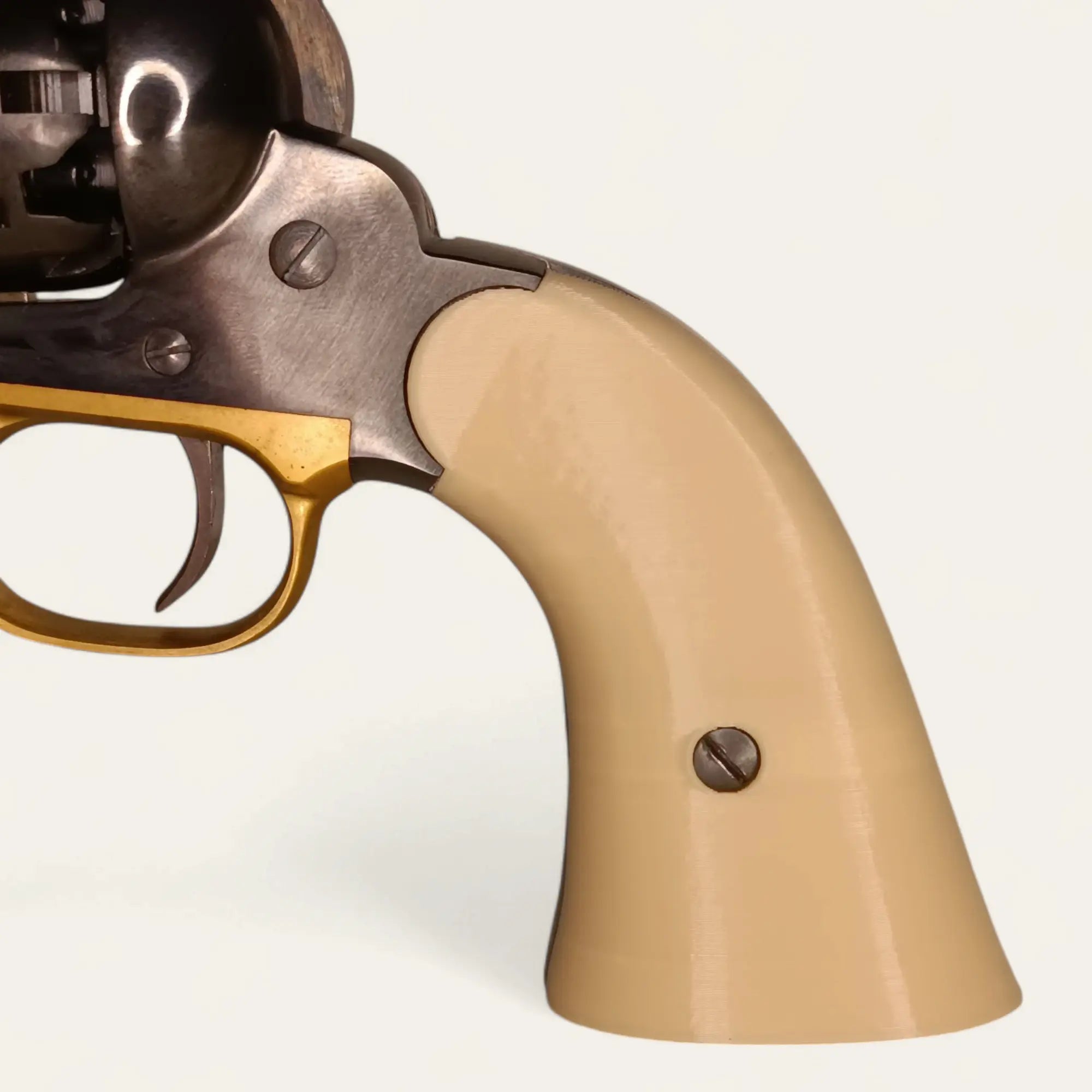 Plaquettes Remington 1858 Pietta – Couleurs au choix (Noir, Blanc, Ivoire, Os) - Impression de liberté