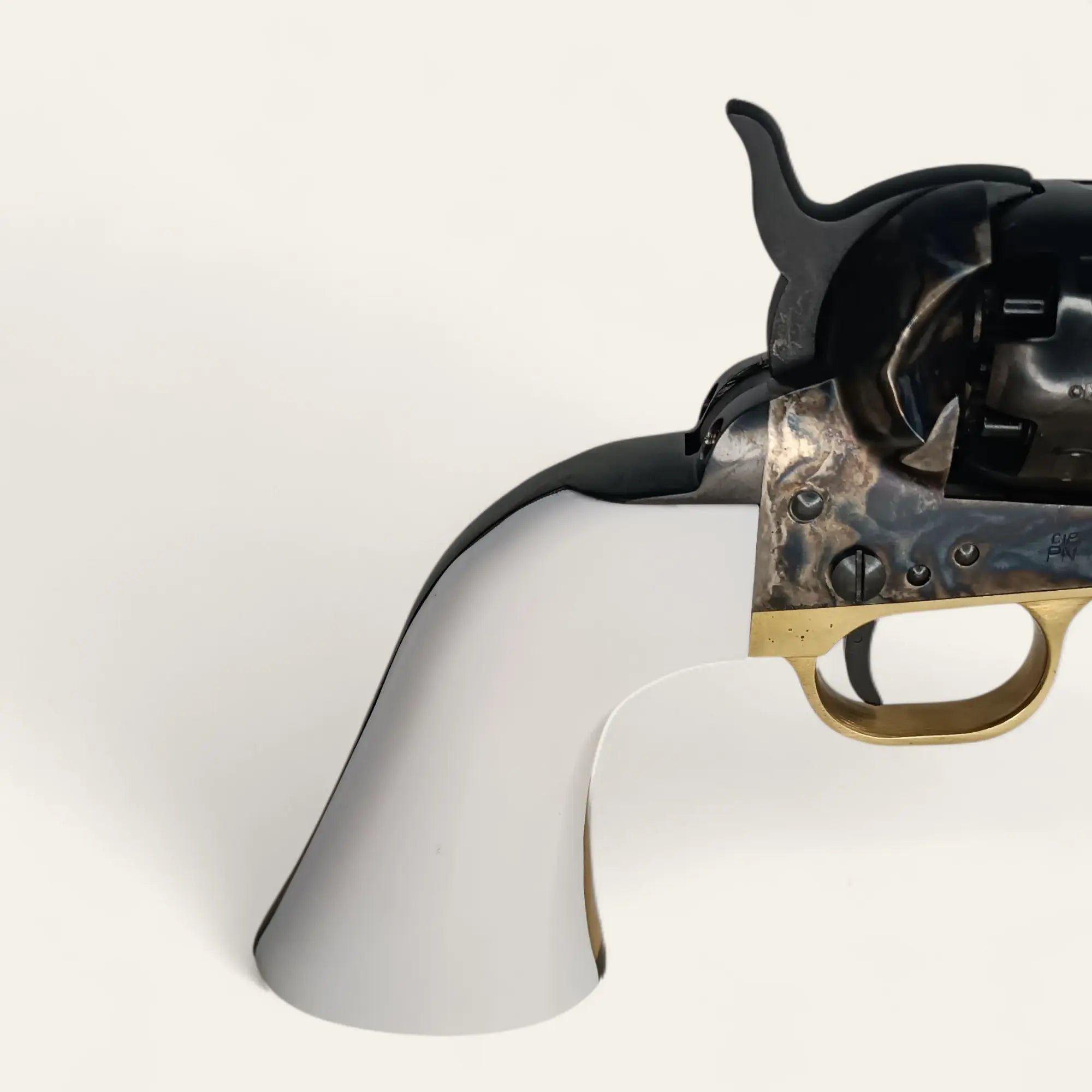 Plaquette Colt 1860 Pietta – Couleurs au choix (Noir, Blanc, Ivoire, Os) - Impression de liberté