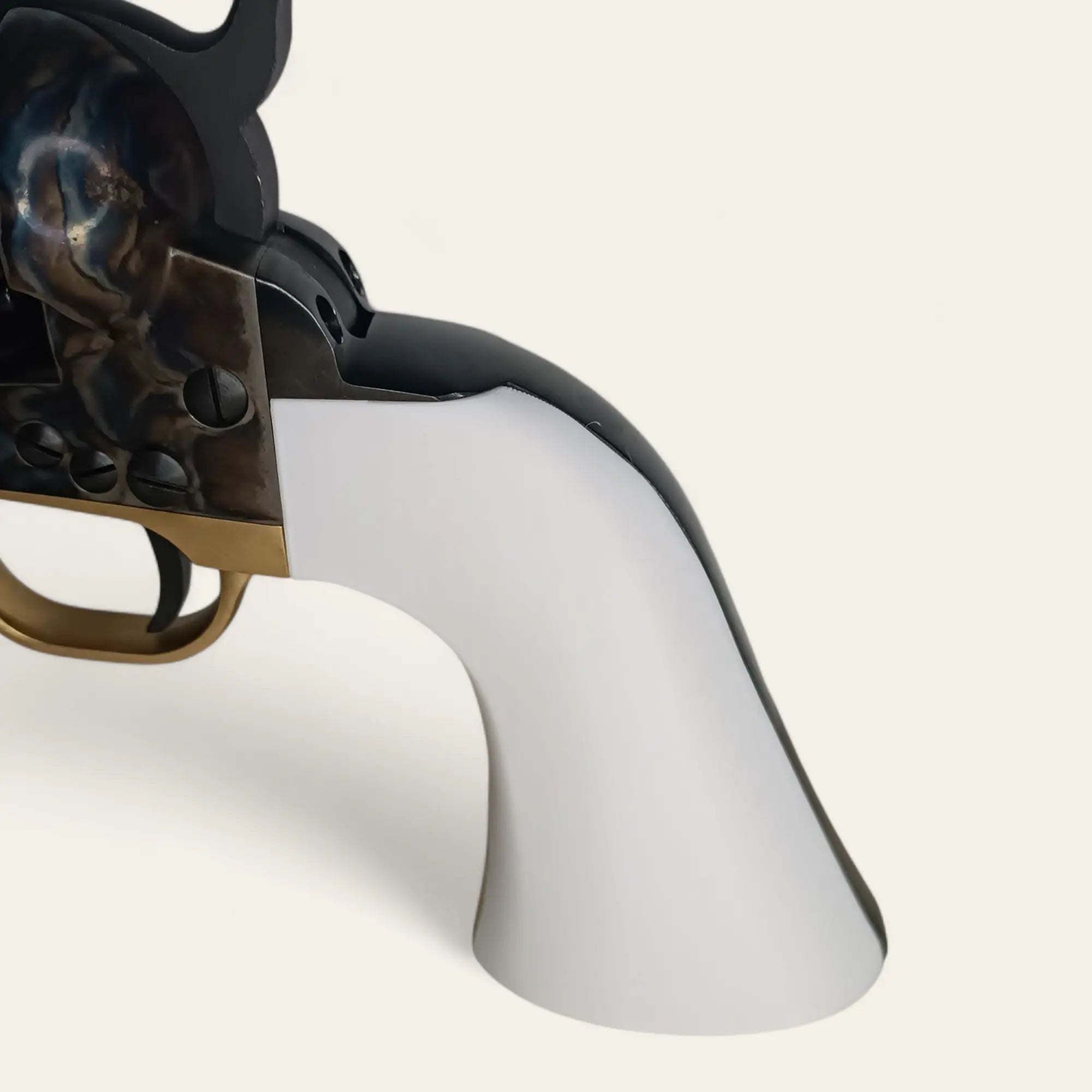 Plaquette Colt 1860 Pietta – Couleurs au choix (Noir, Blanc, Ivoire, Os) - Impression de liberté