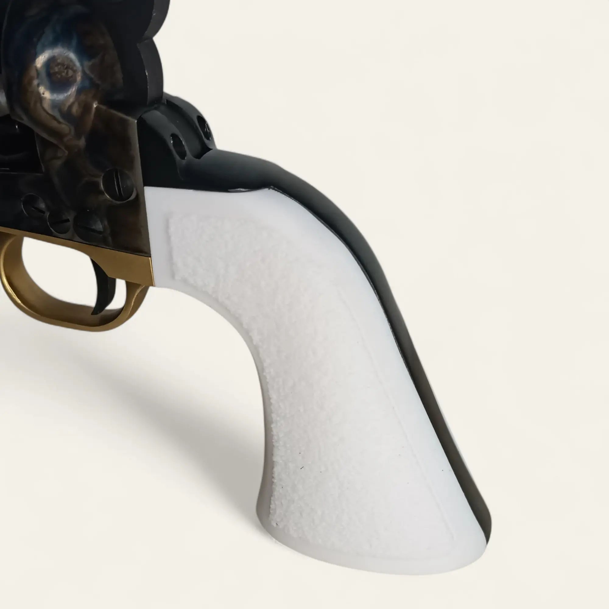 Plaquette Colt 1860 Pietta – texture – Couleurs au choix (Noir, Blanc, Ivoire, Os) - Impression de liberté