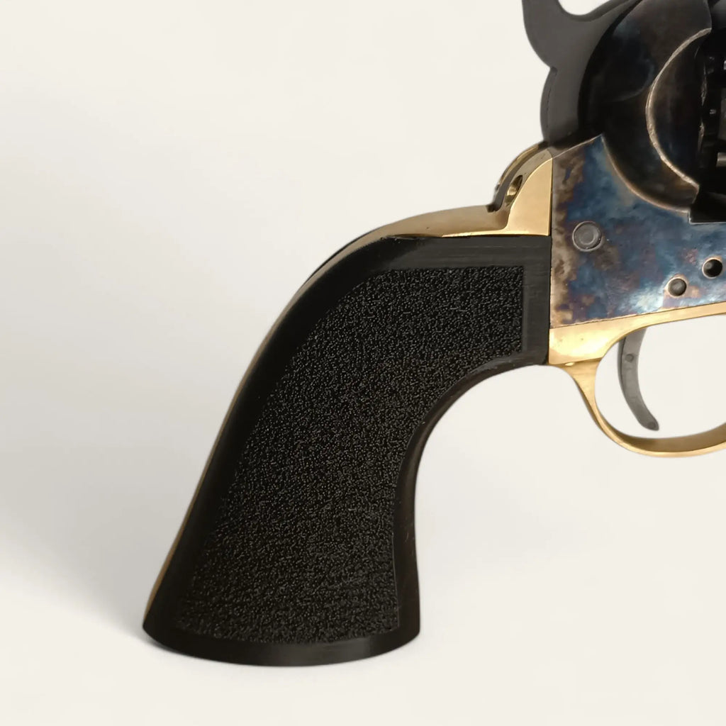 Plaquettes Colt 1851 Pietta – texture – Couleurs au choix (Noir, Blanc, Ivoire, Os) - Impression de liberté