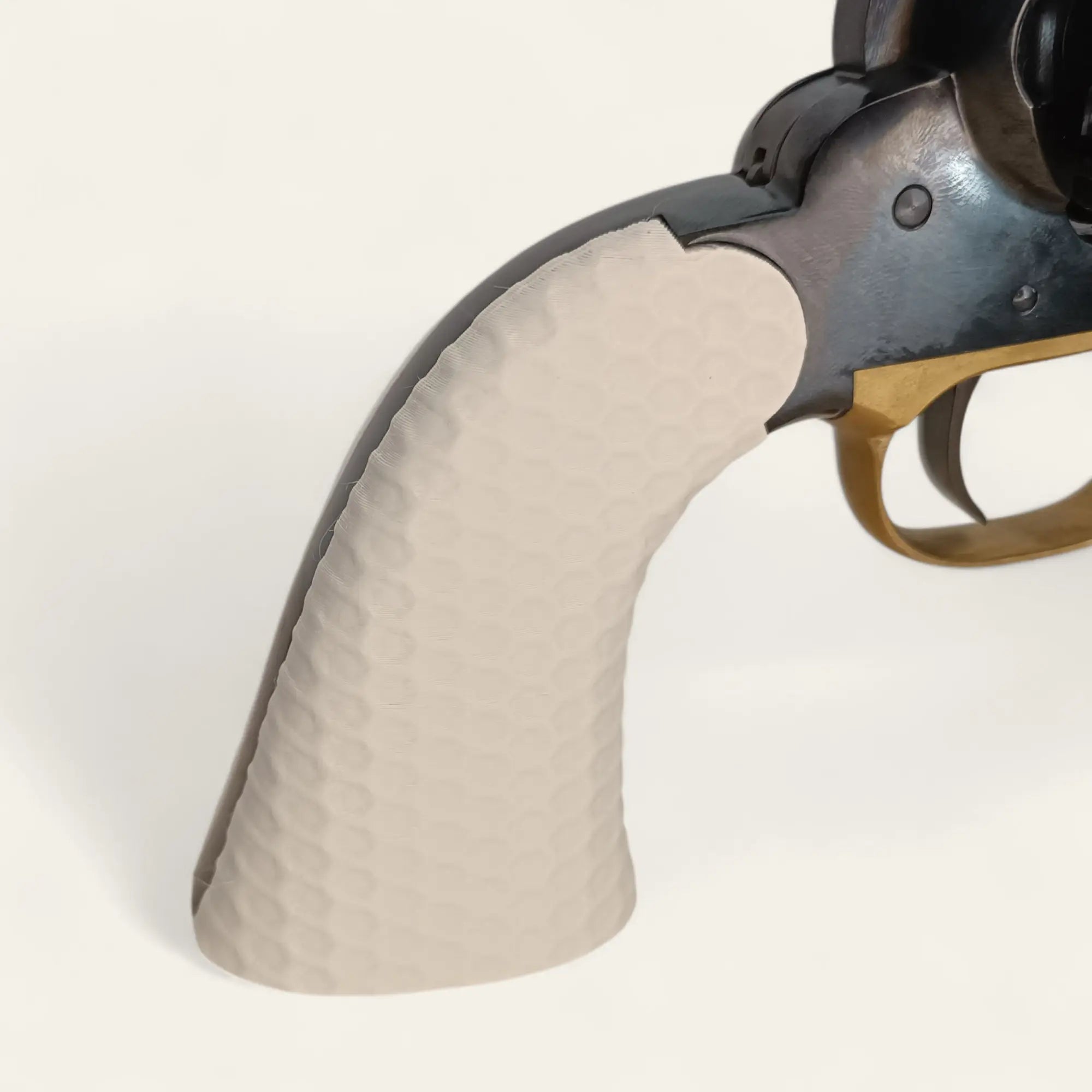 Plaquettes Remington 1858 Pietta – texture miel – Couleurs au choix (Noir, Blanc, Ivoire, Os) Impression de liberté