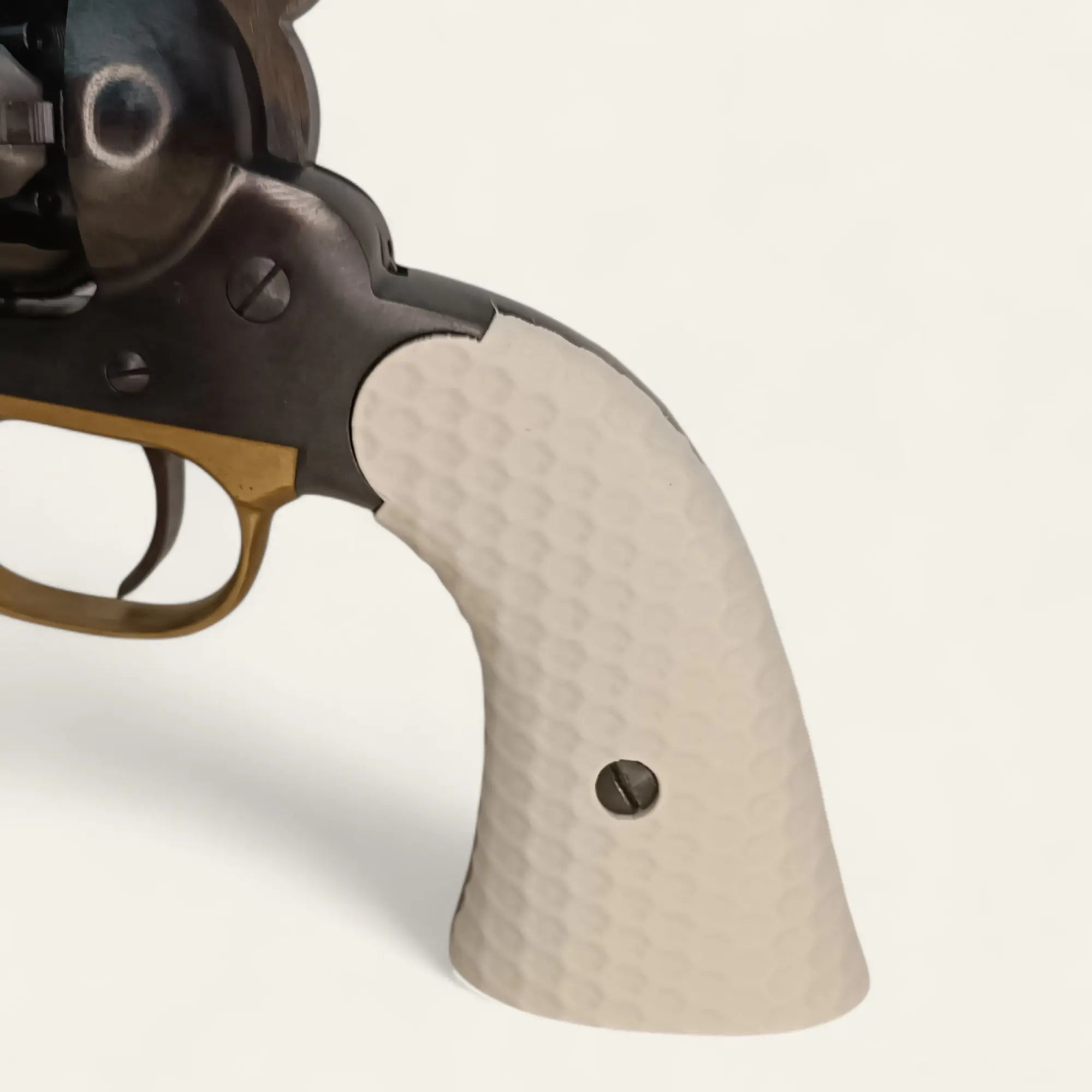 Plaquettes Remington 1858 Pietta – texture miel – Couleurs au choix (Noir, Blanc, Ivoire, Os) Impression de liberté