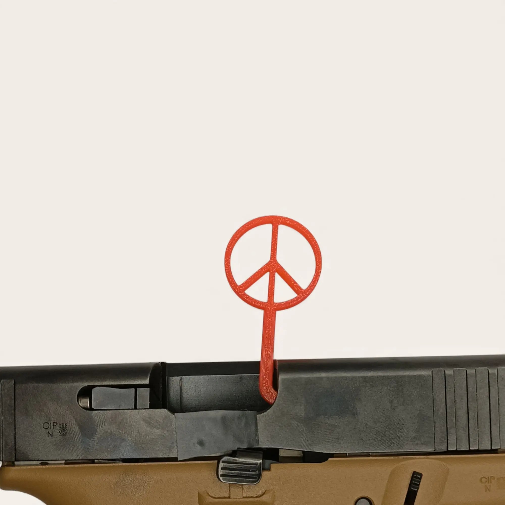 Lot de 5 Drapeaux Témoin de Chambre Vide Universel - Peace and love - Impression de liberté